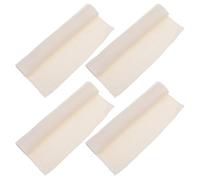 Didiseaon Set 4 Pezzi Tessuto per Ricamo a Punzone 26x26 Cm in Lino per Progetti Fai da Te, Forniture per Punto Croce, Tessuto Monaci per Lavori Manuali e Tappeti Creativi