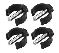 Didiseaon Set 4pezzi Perno di Bloccaggio in Abs e Acciaio per Accessori Bastone da Passeggio, Facile Installazione e Fissaggio Affidabile per Ausili da Cammino