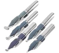 Didiseaon Set 5 Pennini in Acciaio Inossidabile per Penna a Immersione, Ricambi per Calligrafia e Lettering, Accessori per Scrittura Uniforme, per Esercizi e Firme Quotidiane