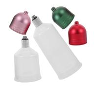 Didiseaon Set 5 Pezzi Contenitori per Vernice Aerografo in Plastica e Lega di Alluminio, Miscelazione Vernici Affidabile per Nail Art e Decorazione Automobilistica