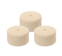 Didiseaon Set da 3 Teste Battenti in Feltro per Pedale Batteria Grancassa, Accessori Antiscivolo per Strumenti a Percussione, Adatti a Band Jazz e Studio di Registrazione
