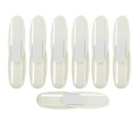 Didiseaon Set da 7 Supporti Adesivi per Prese Sospese in Abs, Organizer Cavi da Parete senza Forature, Ganci per Pannello di Permutazione Alta Capacità Portante per Uso Domestico e Ufficio