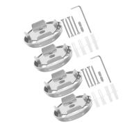 Didiseaon Set di 2 Supporti per Accessori Bagno in Acciaio Inossidabile Argento Struttura Stabile e Base Rinforzata per Installazioni Domestiche e Dietro le Porte
