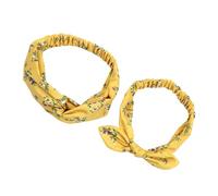Didiseaon Set di Fasce per Chioma Elastiche Madre e Ragazzo Ragazza Design Incrociato, Tessuto Resistente che Assorbe Sudore, per Feste e Vacanze, Colore Assortito Elegante