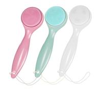 Didiseaon Set Di Spazzole Manuali Per La Pulizia Del Viso - 3 Scrubber in Silicone Per Una Efficace Della Pelle