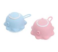 Didiseaon Set Di Spazzole Per Baby Shower - 2 Spazzole Da Bagno Con Porta Shampoo Delicato Scrub Per Il Corpo Per Neonati Soluzione Per Il Bagno Che Fa Risparmiare Tempo Ed Energia