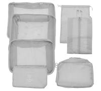 Didiseaon Set Organizer da Viaggio 7 Pezzi Oxford Resistente, Cubi per Imballaggio Bagagli Cerniera Liscia e Maniglia, Borse Portaoggetti Multiuso per Viaggi di Lavoro e Vacanze