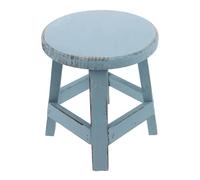 Didiseaon Sgabello Decorativo Rotondo in Legno per Cortile e Patio, Resistente alle Intemperie e Stabile, Come Espositore per Fiori e Supporto per Piante