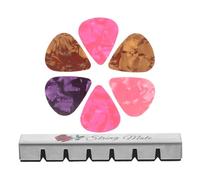 Didiseaon Silenzioso Attenuatore per Corde Chitarra in Acciaio Inossidabile e Eva Resistente All'usura, Accessorio Pratico per Riduzione Rumore, Adatto a Chitarra Classica e Colore Casuale
