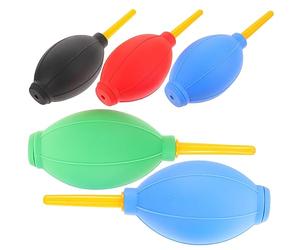 Didiseaon Soffiatore Aria Per Colla Ciglia Finte 5 Pezzi in Gomma Elastica, Piccolo Strumento Di Pulizia Senza Odore, Asciuga Colla Estensioni Per Uso Professionale e Personale