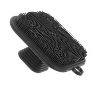 Didiseaon Spazzola Da Massaggio in Silicone Spazzole Doccia Esfolianti Spazzola Per Doccia Scrubber Per Il Corpo Scrubber Per Il Corpo in Silicone Da Donna Lavasciuga Viso Gel Di Silice Nero