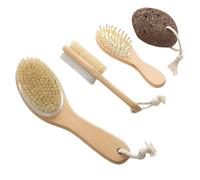Didiseaon Spazzola per Corpo Doccia Secco Scrub Esfoliante per Schiena con Pietra Spazzola da Bagno