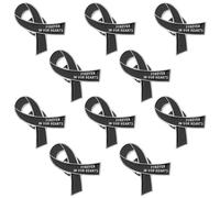 Didiseaon Spilla Commemorativa a Forma di Colomba Nera in Metallo Set da 10 Pezzi Incisione Simbolo della Pace Spilla da Bavero e per Zaino per Funerali Veglie e Commemorazioni