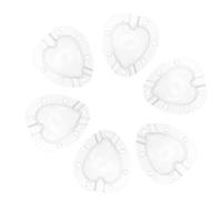 Didiseaon Stampi Cuore per Fragole e Verdure in Plastica Trasparente, 6 Pezzi Riutilizzabili a Forma di Cuore, per Attività di Piantagione in Famiglia e Balcone