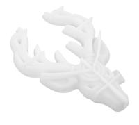 Didiseaon Stampo in Silicone Testa Cervo per Amici Diy, Bianco,