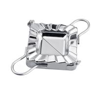 Didiseaon Stampo Ravioli Acciaio 304 Quadrato per Gnocchi e Dumpling Macchinetta Pratica per Preparare Pasta Ripiena Chiude e Modella Facilmente Utensile Multiuso per Cucina