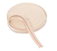 Didiseaon Stoppino Piatto in Cotone Naturale Intrecciato 13 CM Larghezza 5 Metri Rotolo per Lampade a Olio Lanterne a Cherosene e Torce da Giardino Ricambio Resistente Alte Temperature