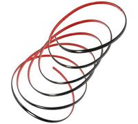 Didiseaon Striscia Decorativa Autoadesiva Flessibile, Nastro per Modanatura in Pvc Nero 3 Metri, Copre Fessure, per Soffitto, Pavimento e Pareti Interne in Casa