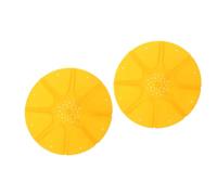 Didiseaon Strumento per Apicoltura 2 Pezzi Disco Anti Fuga in Plastica Giallo per Alveari Design Rotondo ad Alta Efficienza per Apicoltore