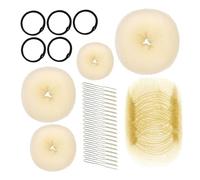 Didiseaon Strumento Per Chignon Ciambella Set Con Elastici e Forcine Per Acconciature Per Matrimoni Feste e Quotidiano Morbido e Facile Usare