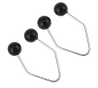 Didiseaon Strumento per la Creazione di Fossette sulla Guancia in Acciaio Inossidabile 2 Pezzi Nero Allenatore del Viso per Donna e Uomo Facile da Usare