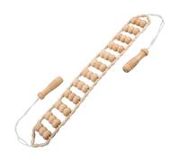 Didiseaon Strumento Terapeutico in Legno Per Schiena Collo Spalle Gambe Vita Impugnatura Comoda e Cinghia Per Trattamento Manuale Muscolare