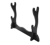 Didiseaon Supporto Espositivo per Flute e Spade da Collezione Organizer da Tavolo in MDF Due Ripiani Porta Swords Decorativo per Casa Camera e Studio