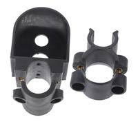 Didiseaon Supporto per Bastone da Passeggio Nero Resistente alle Macchie Materiale Plastica e Lega Completo di Accessori per Bastone Adatto Qualsiasi Sedia Rotelle Tubolare Installazione