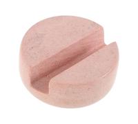 Didiseaon Supporto per Cellulare da Tavolo per Tablet Marmo Rosa | Riunioni Virtuali e Cucina, Finitura in Pietra Naturale Lucida, Montaggio Semplice, Ingombro Compatto