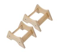 Didiseaon Supporto Per Distributore Di Bevande in Legno Stabile Base Rialzata, Staffa Per Brocche D'acqua e Taniche Da Bar, Set Da 2 Pezzi Per Uso Esterno e Interno