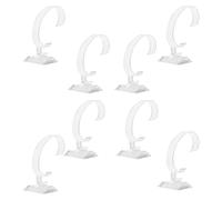 Didiseaon Supporto per Orologi in Plastica Trasparente a Forma di C, Espositori da Banco Robusti da 12 Pezzi, Portaorologi da Tavolo per Esposizione e Organizzazione in Casa o Negozio