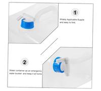 Didiseaon Tanica Pieghevole Rubinetto per e Outdoor Contenitore Portatile in PE Resistente Integrato per Facile Trasporto e Versatile Utilizzo