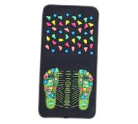 Didiseaon Tappetino Massaggiante per Piedi Agopressione Tappetin Similpelle e Pp per Massaggio ai Punti di Agopuntura Adatto per Terapia e Rilassamento Casa Viaggio