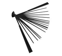 Didiseaon Telaio per Ventaglio Portatile in bambù Nervature Nere Materiale per Fabbricazione di Ventagli Fai da Te Parti dello Scheletro del Ventaglio Strumenti per Creazione di Ventagli