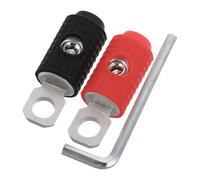 Didiseaon Terminali ad Anello Crimpati in Ottone Connettori Termorestringenti per Cavi Batteria Auto, Coppia di Capocorda per Amplificatori Audio Auto, Installazione Rapida per Sistemi