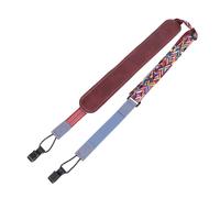 Didiseaon Tracolla per Ukulele Gancio J Doppio Regolabile senza Foratura Realizzata in Similpelle per Sostituire quella Vecchia o Rotta Rendendo Tuo Ukulele ed Elegante