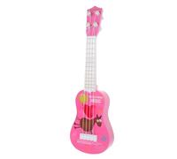 Didiseaon Ukulele Giocattolo per Rosa Strumento Musicale Educativo per Principianti Chitarra Simulata per Coltivare Interesse Musicale Regalo per Ragazzi e Ragazze