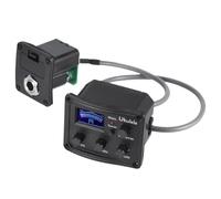 Didiseaon Ukulele Pickup Eq con Display LCD Equalizzatore Band per Sintonizzazione Facile Strumento Musicale per Musicisti e Amanti Della