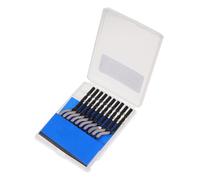 Didiseaon Utensile Sbavatore in Acciaio Inossidabile 10 Pezzi Lame per Deburring e Trimming, Strumento per Rimuovere Bave e Rifinire Metalli