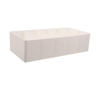 Didiseaon Vassoio portapillole da appoggio con 5 divisori, scatola per | Mobiletto organizer con specchio per il bagno, ideale per tenere a portata di mano medicinali di emergenza o di uso