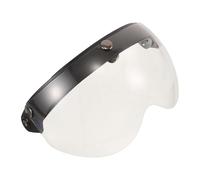 Didiseaon Visiera Vintage per Casco Moto 3 Bottoni, PC Rigido | Protezione Solare e Contro il Vento, Bordo Sigillato Rinforzato, per Caschi Classici e Uso Quotidiano