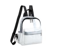 Didiseaon Zaino Trasparente Grande Capacità con Zip Borsa da Viaggio Leggera per Scuola e Outdoor Adatta Ragazzi e Ragazze Materiale Resistente e Pratico per Università