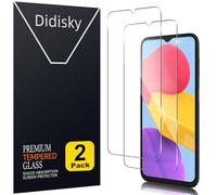 Didisky 2 Pezzi Pellicola Protettiva in Vetro Temperato per Samsung Galaxy M13 4G, Samsung Galaxy M13 5G, Samsung Galaxy M23 5G, Protezione Schermo [Tocco Morbido ] Facile da Pulire,Trasparente