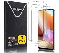 Didisky 3 Pezzi Pellicola Protettiva in Vetro Temperato per Samsung Galaxy A32 4G, Protezione Schermo [Tocco Morbido ] Facile da Pulire, Facile da installare, Trasparente