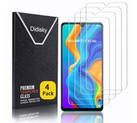 Didisky 4 Pezzi Pellicola Protettiva in Vetro Temperato per Huawei P30 lite, Protezione Schermo [Tocco Morbido ] Facile da Pulire, Facile da installare, Trasparente