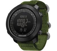 DIDITIME Orologi tattici da uomo, orologi militari da uomo, impermeabili 164 FT, orologio da fitness, orologio digitale da uomo, con bussola, metronomo, contapassi, leggero e traspirante in nylon