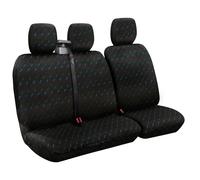 Set fodere coprisedili universali per furgone Dido-2 nero
