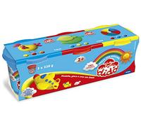 Didò 390460 - Tris Barattoli 220 g (azzurro- rosso-giallo)