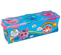 Didò- DidòTris Glitter 3 x 220 g Rosa-Magenta-Azzurro, Colore Glitterati, 3 x 220g, F363800