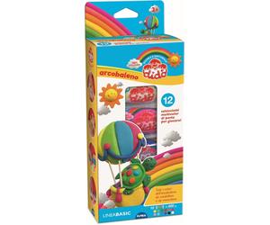Dido Fila Pasta da Modellare Didò Arcobaleno Confezione 12 Pezzi - F397900